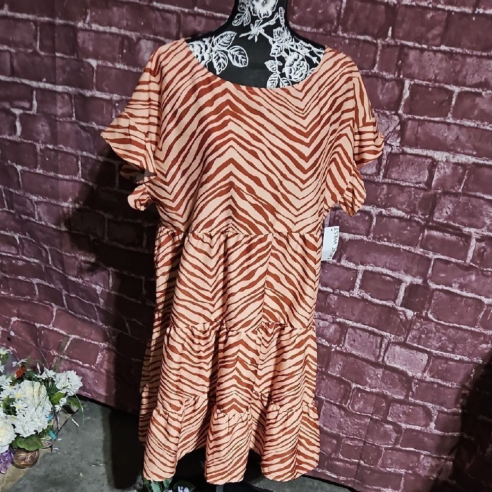Nine West Zebra Print Women's Dress